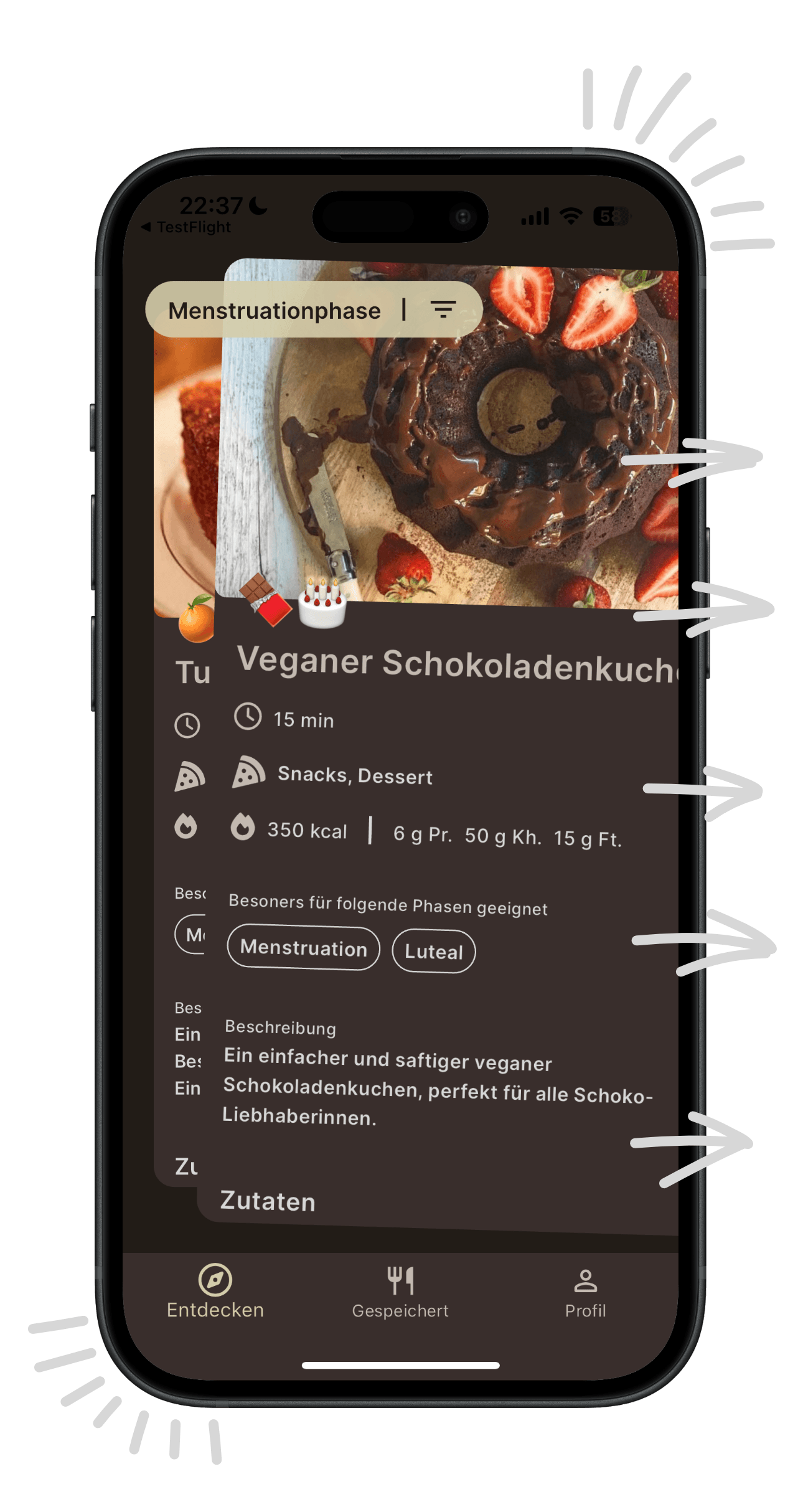 Rezepte entdecken Screenshot